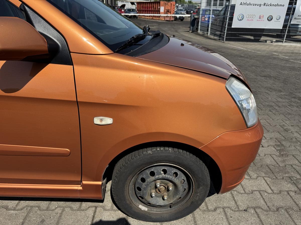 Kia Picanto 1 original Kotfl&uuml;gel vorn rechts 03 Orange Metallic Bj.2006